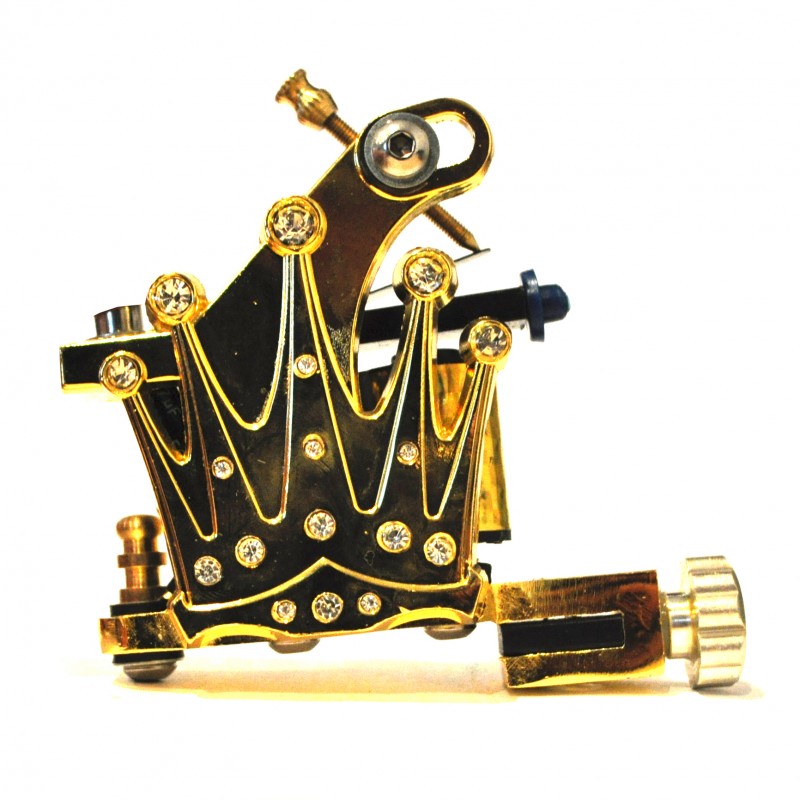 Gold Crown Pro Tattoo Machine Gun Liner Shader 